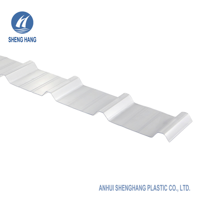 1.5mm 2.75x12ft ورقة البولي المموج البلاستيك الشفاف لوحة السقف OEM