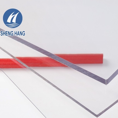 لوح صلب من البلاستيك الشفاف من البولي كربونات 3.2 * 6.5ft مقاوم للهب