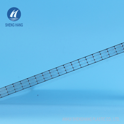 قوة عالية التأثير أربعة جدار البولي ورقة جوفاء SGS 2.2kg / M2 14mm