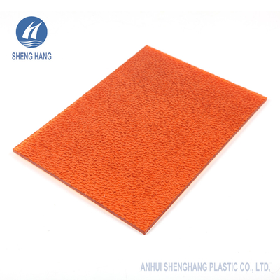 نمط Lichee للكمبيوتر الشخصي من البولي كربونات المنقوش ASTM D648 1220 * 2440mm