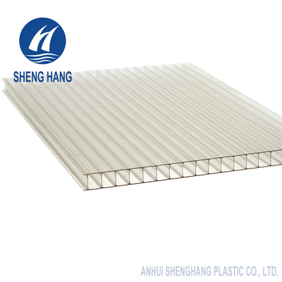 2.1 * 6m 8mm مزدوجة الجدار ألواح البولي 1.5kg / M2 صديقة للبيئة
