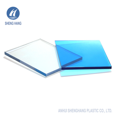 SGS لوح صلب ملون من البولي كربونات 2000 * 3000 مم ASTM C177