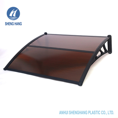 H Bar Connect Polycarbonate Window Door المظلة 40 بوصة X 120 بوصة مقاومة للماء