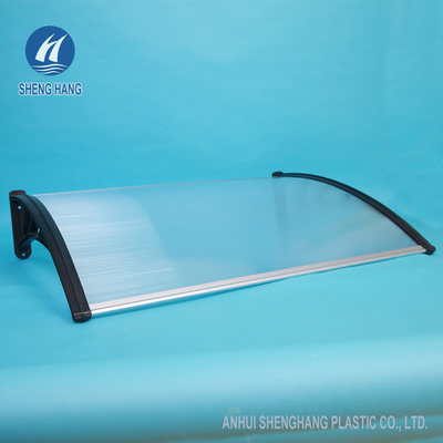 1200 * 800mm المطر البلاستيكية خيمة واضحة البولي PC المظلة