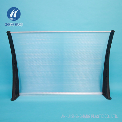 1200 * 800mm المطر البلاستيكية خيمة واضحة البولي PC المظلة