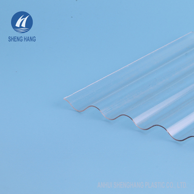 صفائح البولي كربونات المموجة الشفافة SGS 3 * 16ft