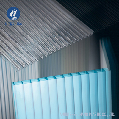 SGS Greenhouse Triple Wall Polycarbonate Panel 4x8 مقاومة للحريق