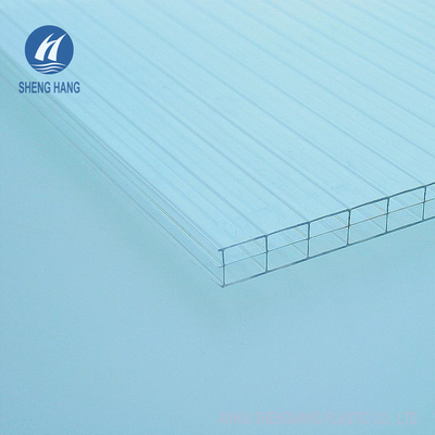 SGS Greenhouse Triple Wall Polycarbonate Panel 4x8 مقاومة للحريق