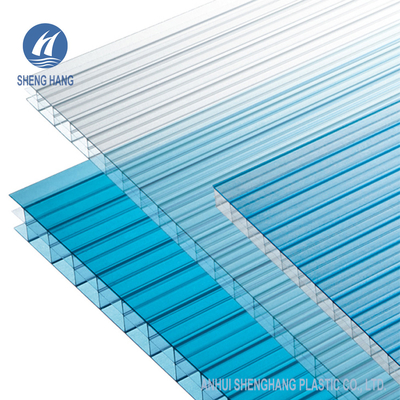 SGS Greenhouse Triple Wall Polycarbonate Panel 4x8 مقاومة للحريق