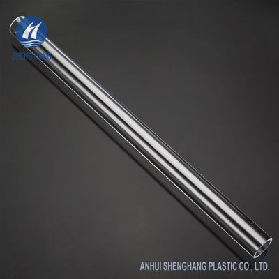 2mm البلاستيك الشفاف المصبوب الاكريليك أنبوب 1.18g / Cm3 ODM