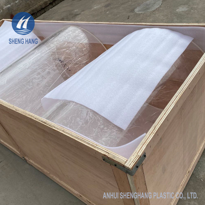 أنبوب أكريليك مصبوب أسطواني غير سام OD800mm 1.18g / Cm3 مضاد للتآكل